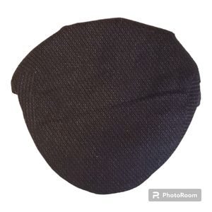 Totes Newsboys Hat Large Wool Blend Dark Brown Paperboy Gatsby